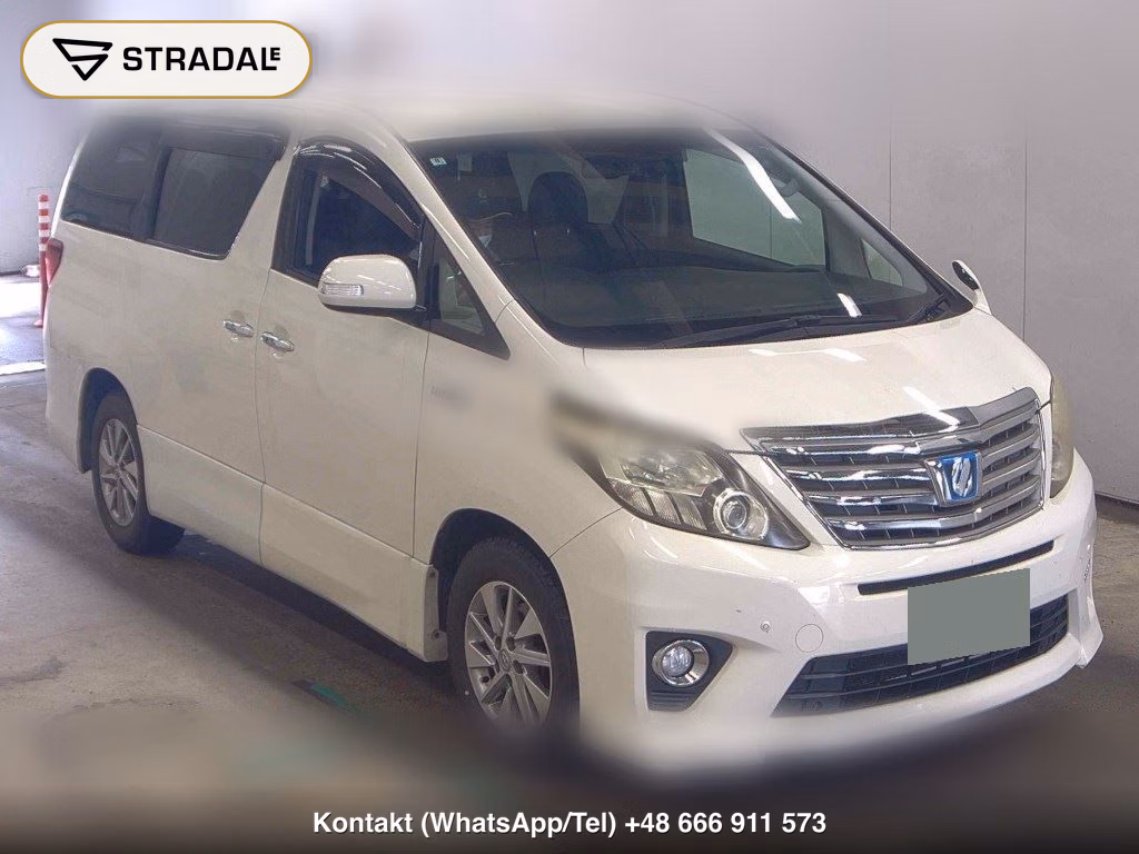 TOYOTA ALPHARD HYBRID 4WD 2012, aukcja z Japonii, zdjęcie 1