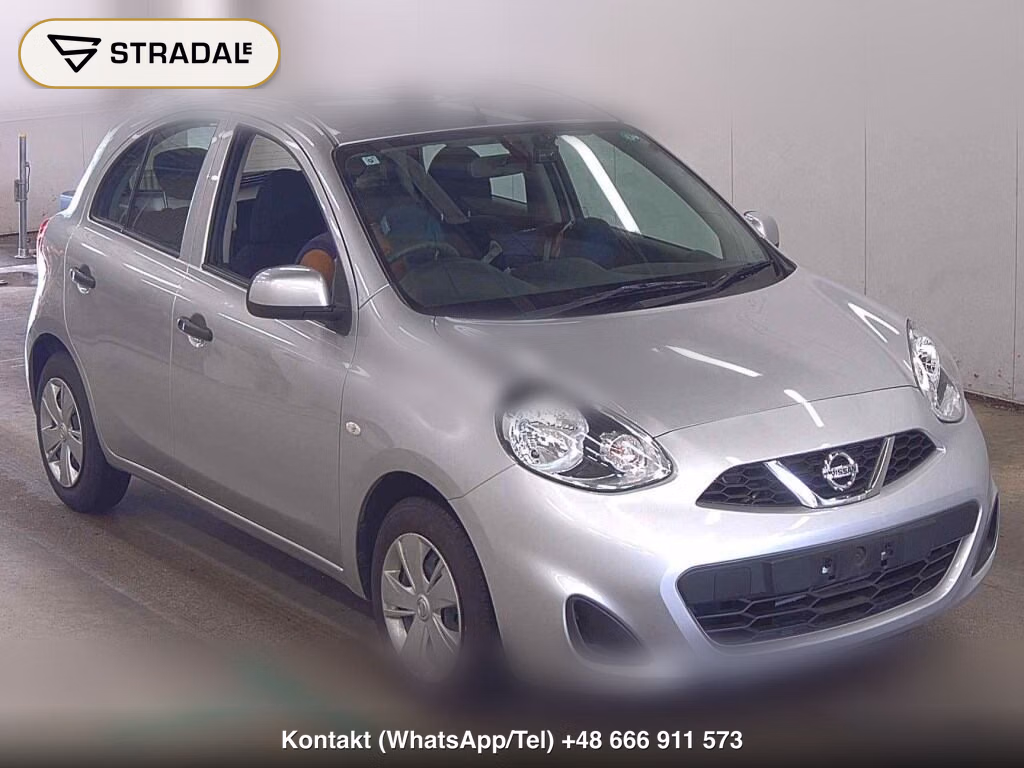 NISSAN MARCH 5D S 2017, aukcja z Japonii, zdjęcie 1