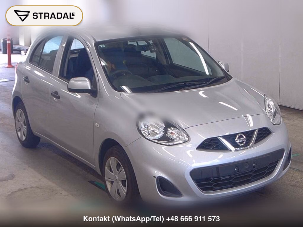 NISSAN MARCH 5D S 2017, aukcja z Japonii, zdjęcie 1