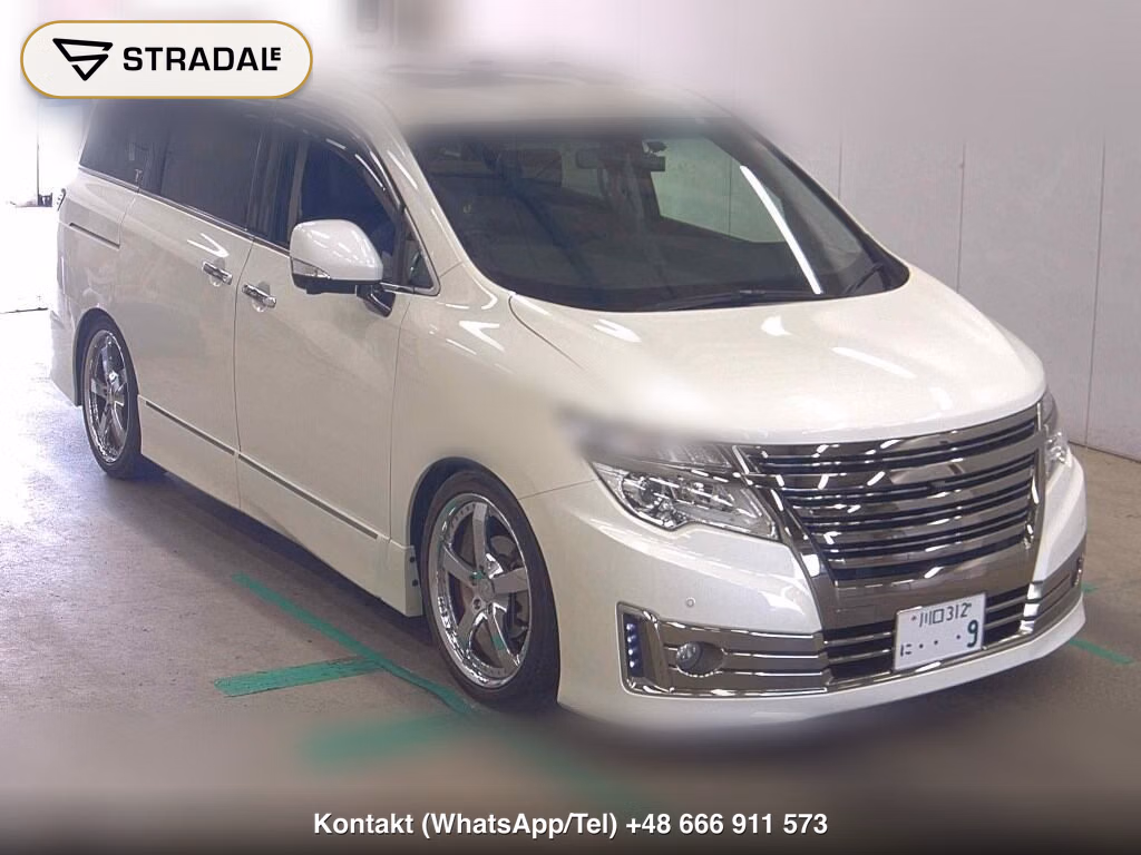 NISSAN ELGRAND 5D RIDER HIGH PERFORMANCE SPEC BLACK LINE 2016, aukcja z Japonii, zdjęcie 1