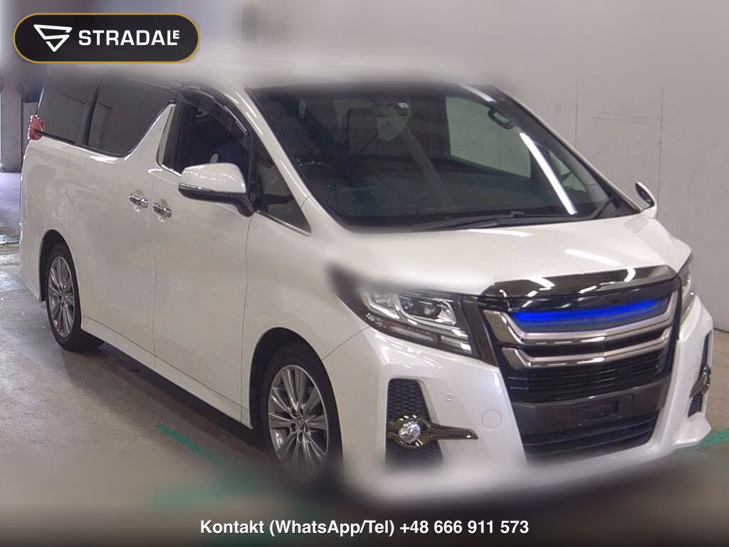 TOYOTA ALPHARD 2.5S A PACKAGE TYPE BLACK 2017, aukcja z Japonii, zdjęcie 1
