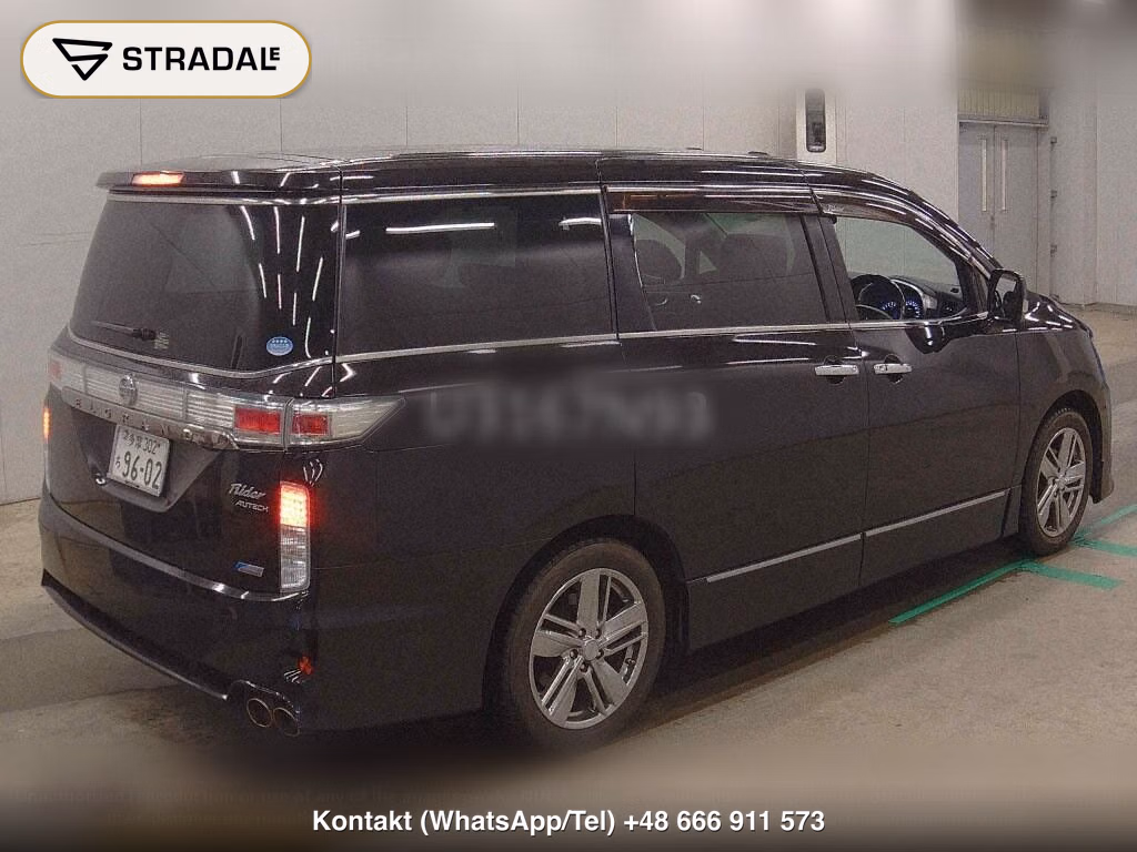 NISSAN ELGRAND 5D RIDER BLACK LEATHER SEAT MANUAL SEAT, miniaturka 6