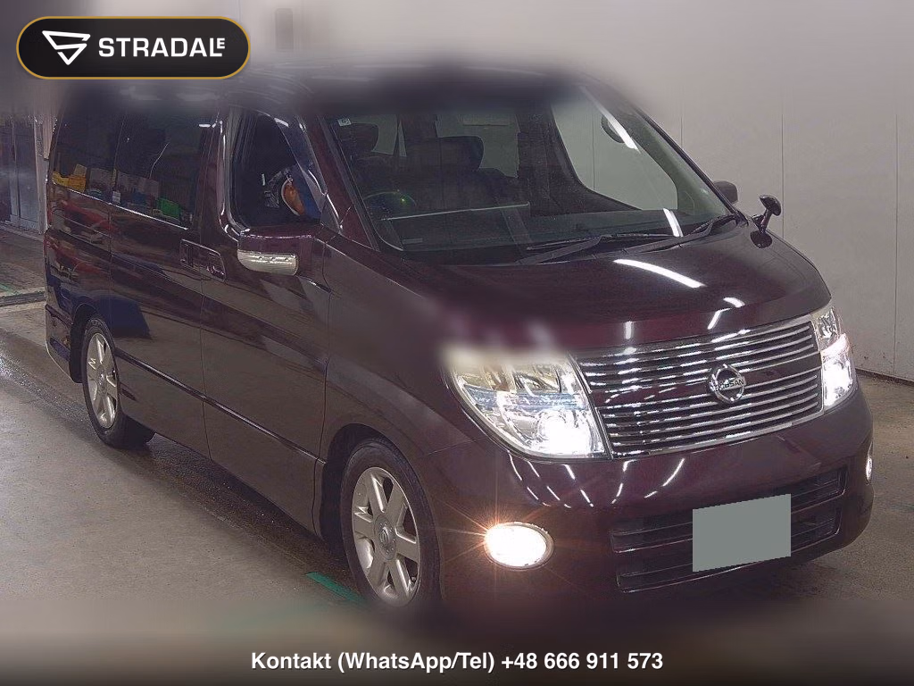 NISSAN ELGRAND 5D 250 HIGHWAY STAR BLACK LEATHER EDITION 2008, aukcja z Japonii, zdjęcie 1