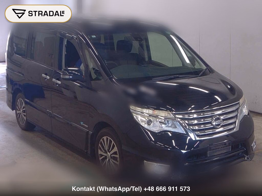 NISSAN SERENA 5D HIGHWAY STAR V SELECTION + SAFETY SHV 2015, aukcja z Japonii, zdjęcie 1