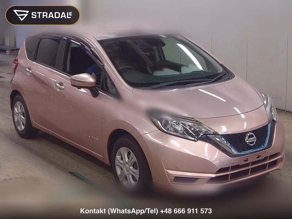 NISSAN NOTE E-POWER X 2017, aukcja z Japonii, zdjęcie 1