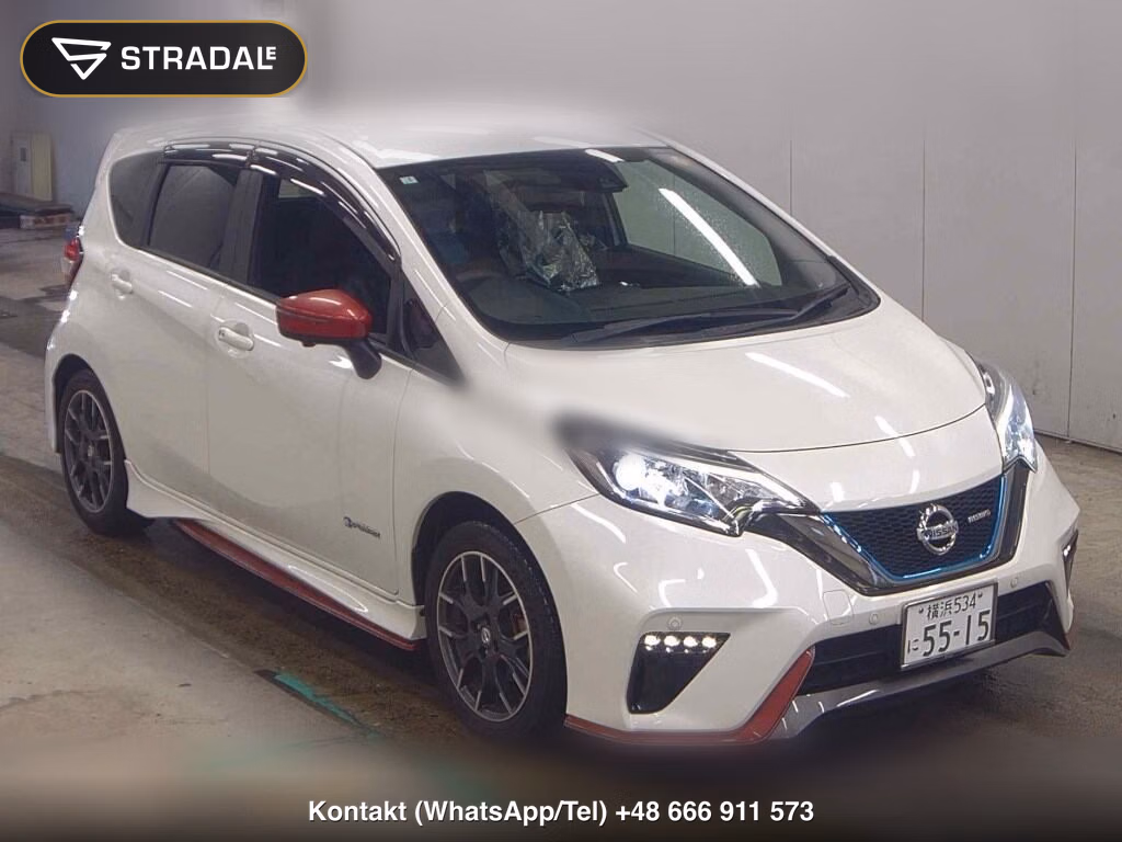 NISSAN NOTE E-POWER NISMO 2019, aukcja z Japonii, zdjęcie 1