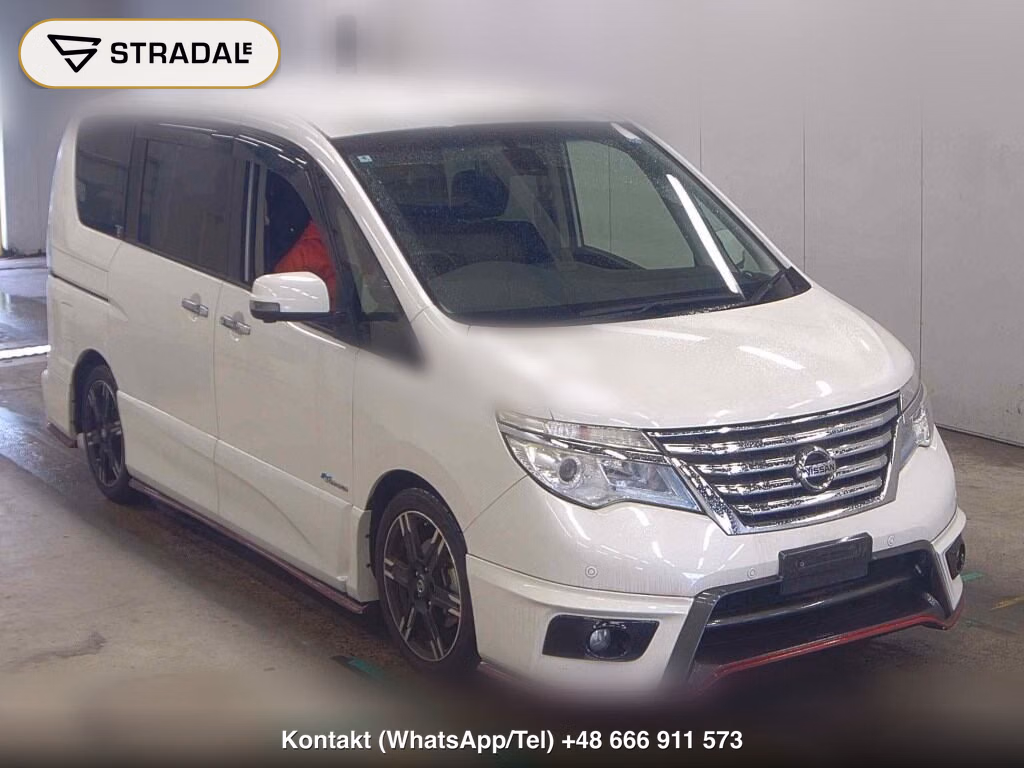 NISSAN SERENA 5D HIGHWAY STAR V SELECTOR + SAFETY Ⅱ SHV 2016, aukcja z Japonii, zdjęcie 1