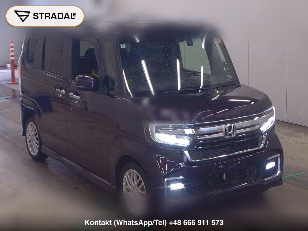HONDA N-BOX CUSTOM L･TURBO 2021, aukcja z Japonii, zdjęcie 1