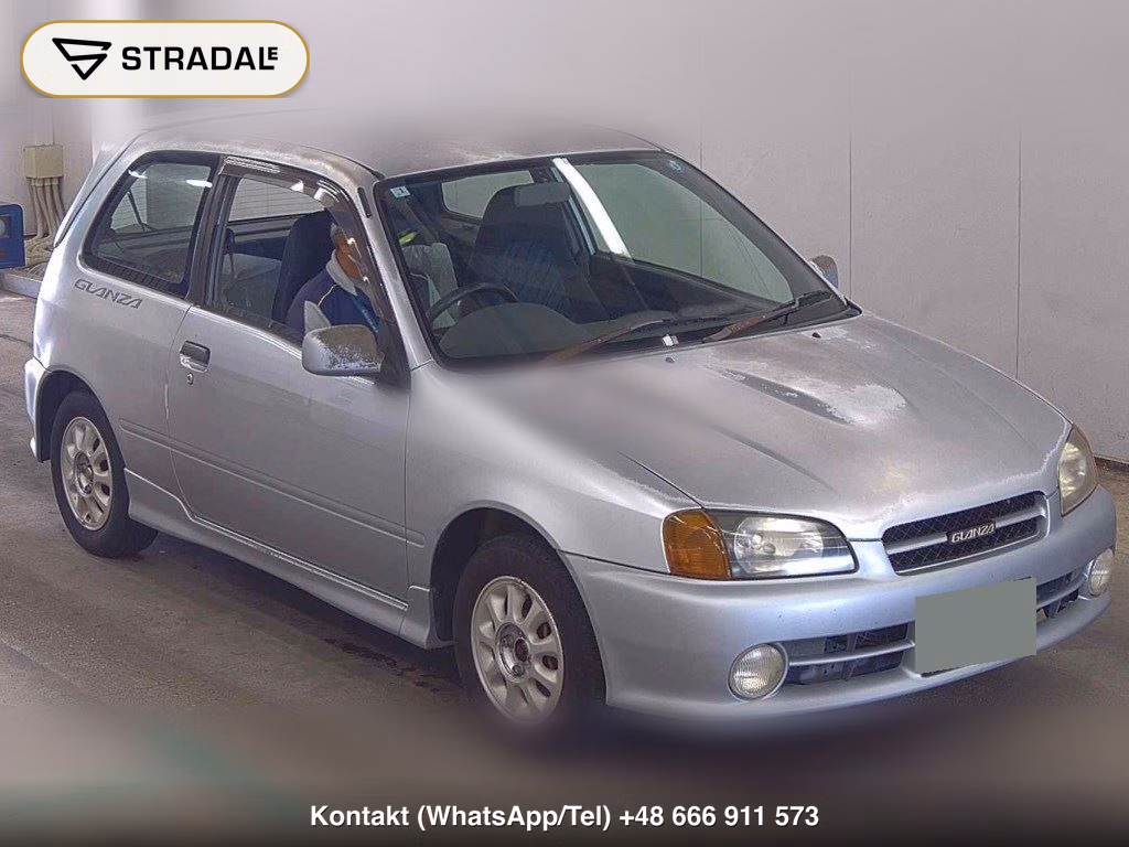 TOYOTA STARLET 3D GLANZA S 1996, aukcja z Japonii, zdjęcie 1