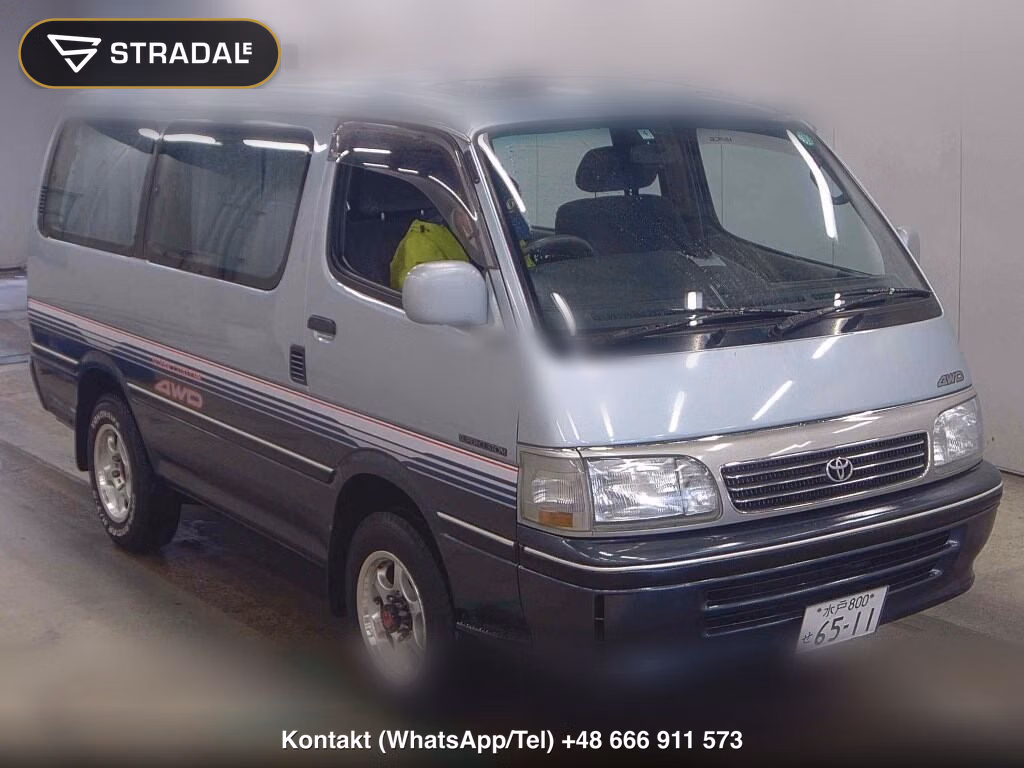 TOYOTA HIACE WAGON 4D 4WD SUPER CUSTOM 1992, aukcja z Japonii, zdjęcie 1