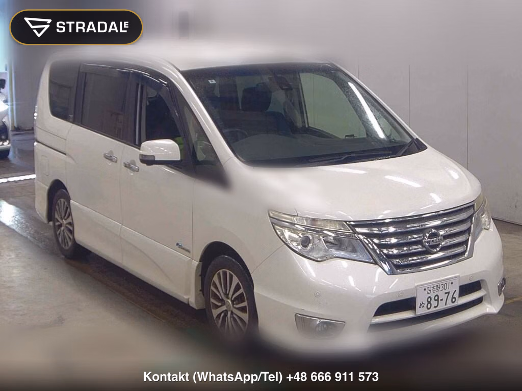 NISSAN SERENA 5D 2014, aukcja z Japonii, zdjęcie 1