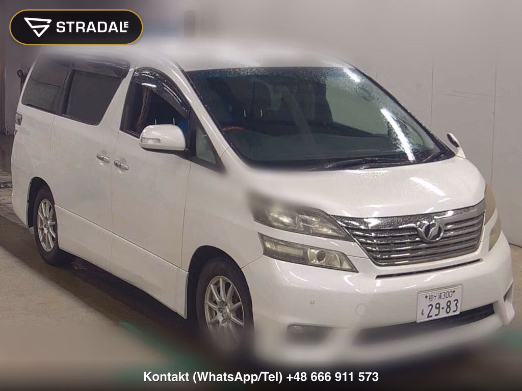 TOYOTA VELLFIRE 2.4Z 2008, aukcja z Japonii, zdjęcie 1