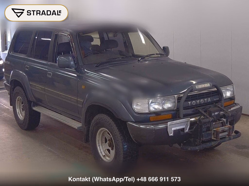 TOYOTA LAND CRUISER 80 4WD VX LIMITED 1990, aukcja z Japonii, zdjęcie 1