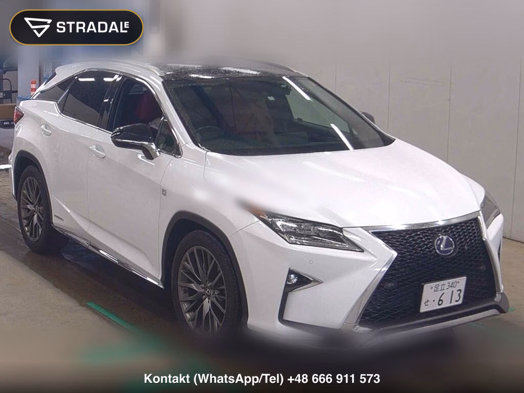 LEXUS RX 4WD RX450H F SPORT 2016, aukcja z Japonii, zdjęcie 1