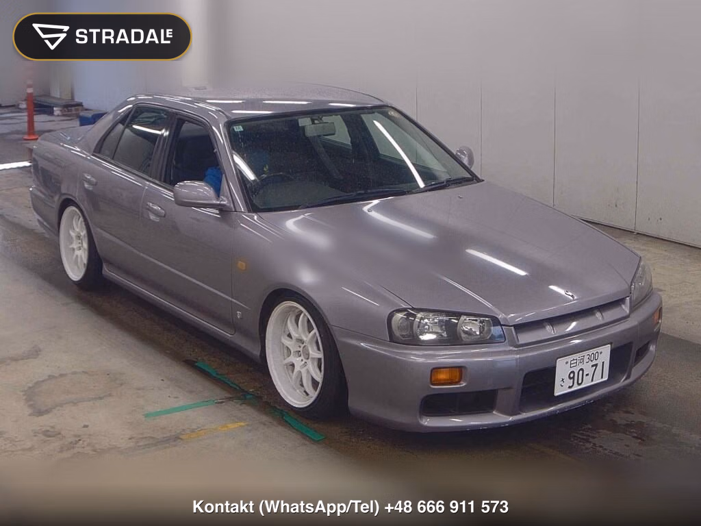 NISSAN SKYLINE 4D 25GT-X 1998, aukcja z Japonii, zdjęcie 1