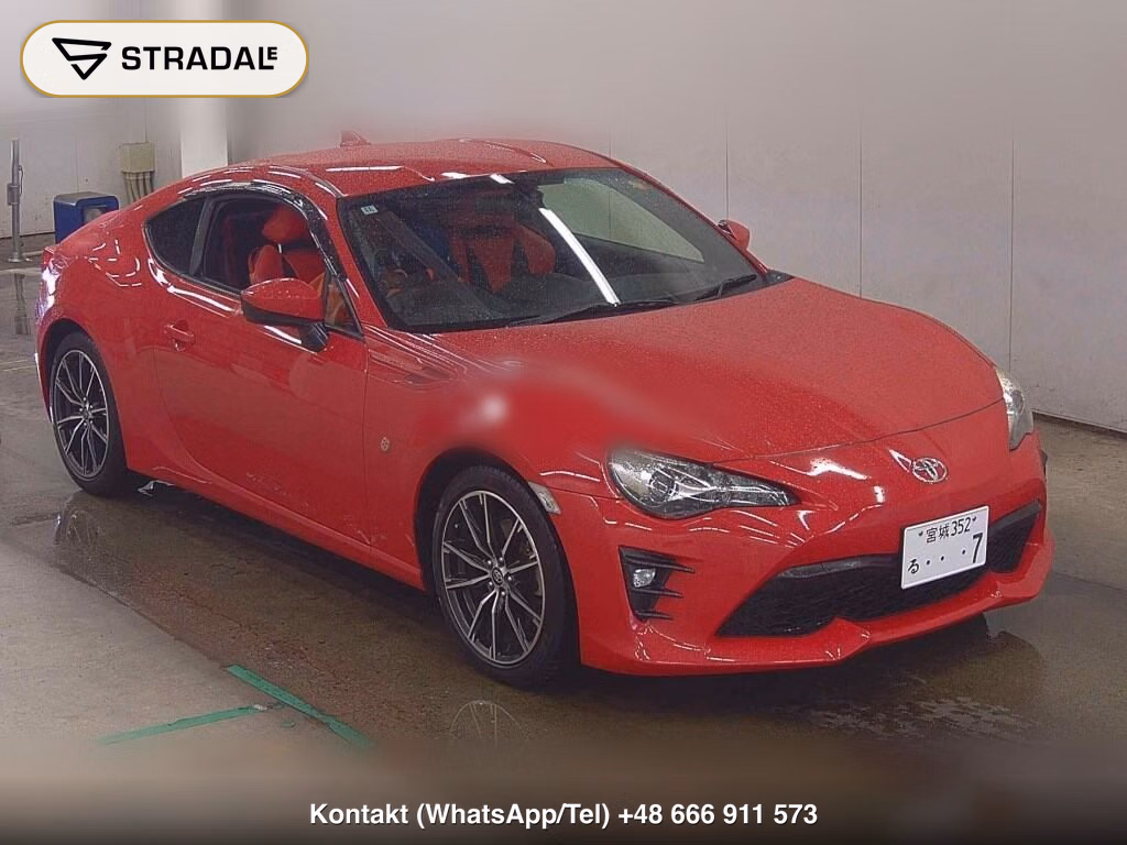 TOYOTA 86 GT 2016, aukcja z Japonii, zdjęcie 1