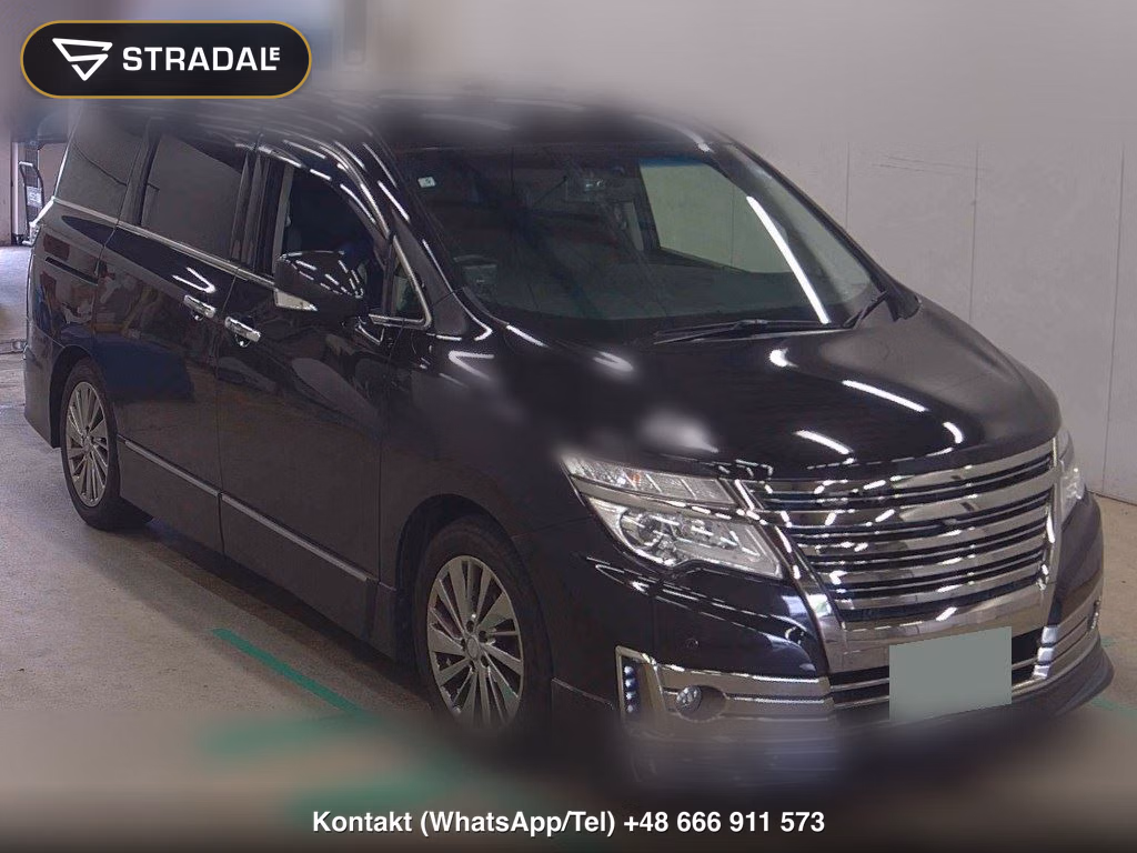 NISSAN ELGRAND 5D RIDER BLACK LINE 2015, aukcja z Japonii, zdjęcie 1