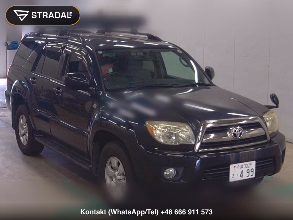 TOYOTA HILUX SURF 5D 4WD SSR-X LIMITED 2007, aukcja z Japonii, zdjęcie 1