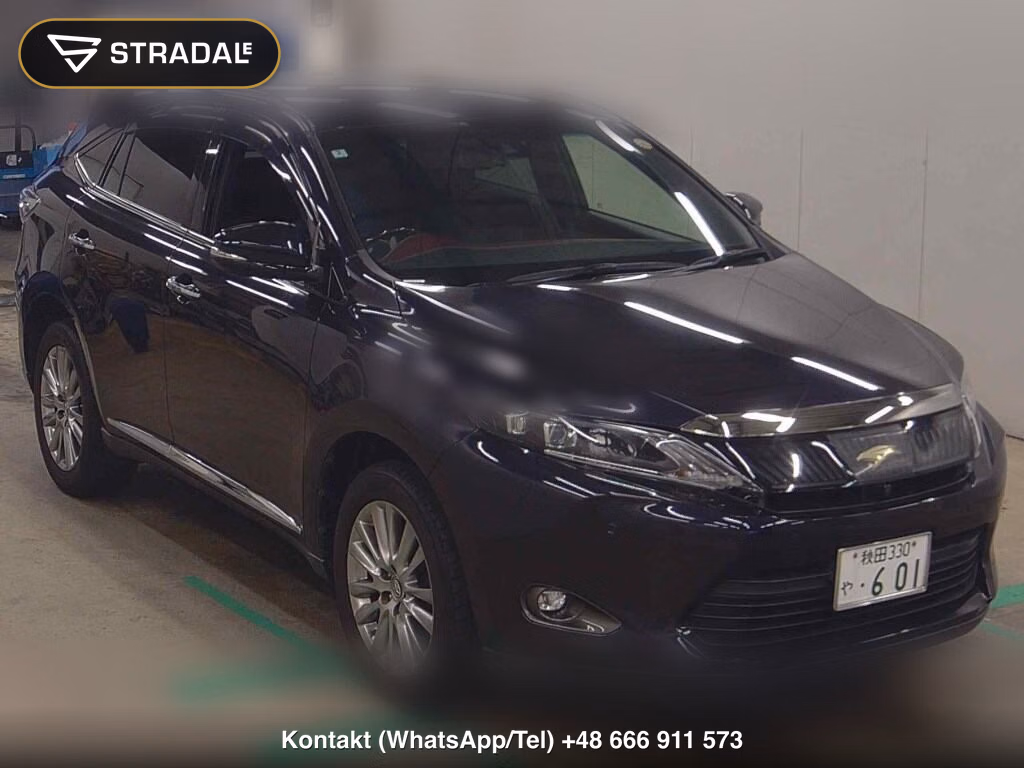 TOYOTA HARRIER 4WD PREMIUM ADVANCED PACKAGE 2016, aukcja z Japonii, zdjęcie 1