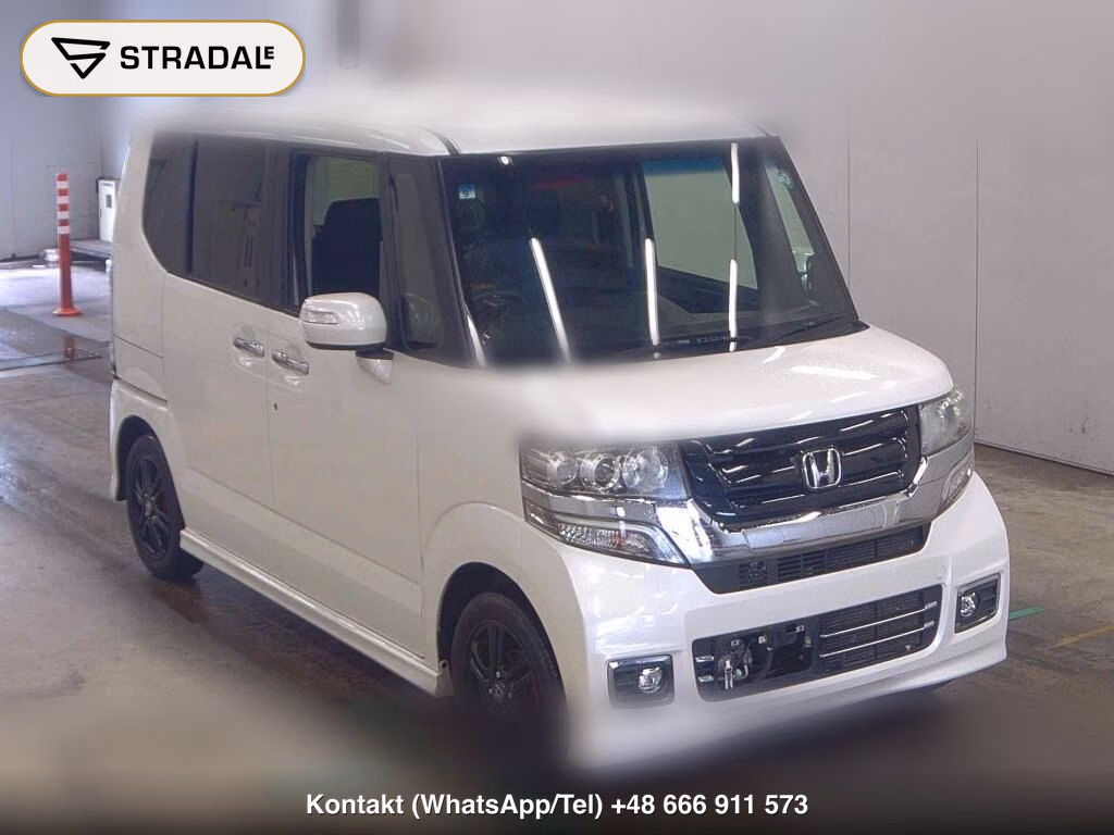 HONDA N-BOX CUSTOM G SS BLACK STYLE PACKAGE 2017, aukcja z Japonii, zdjęcie 1