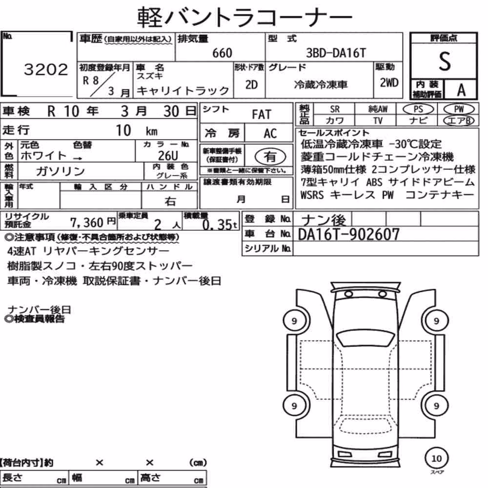 Notka aukcyjna: SUZUKI CARRY TRUCK OTHERS