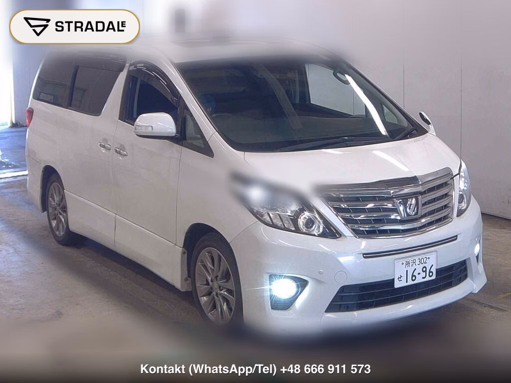 TOYOTA ALPHARD 240S 2013, aukcja z Japonii, zdjęcie 1