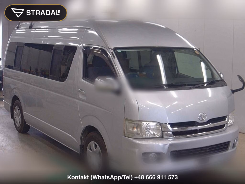 TOYOTA HIACE VAN 4D CAMPING 2009, aukcja z Japonii, zdjęcie 1