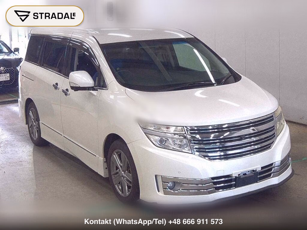 NISSAN ELGRAND 5D 4WD RIDER BLACK LEATHER SEAT POWER SEAT, miniaturka 2