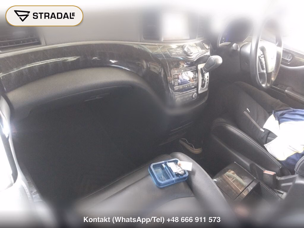 NISSAN ELGRAND 5D 4WD RIDER BLACK LEATHER SEAT POWER SEAT, miniaturka 4