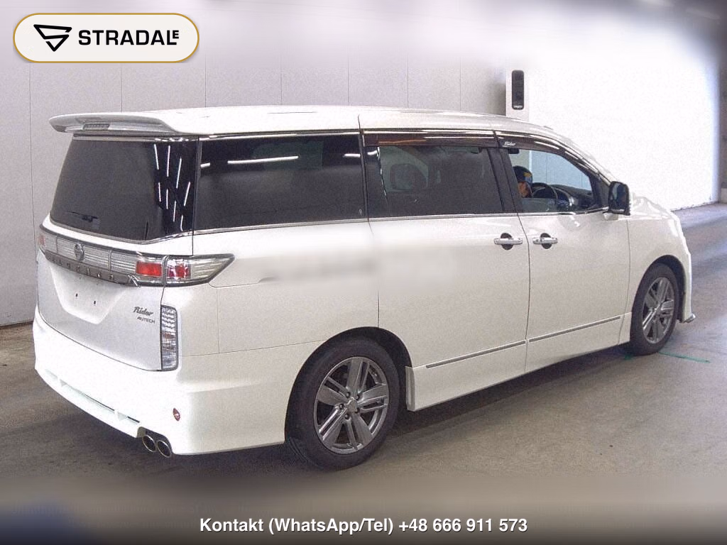 NISSAN ELGRAND 5D 4WD RIDER BLACK LEATHER SEAT POWER SEAT, miniaturka 6