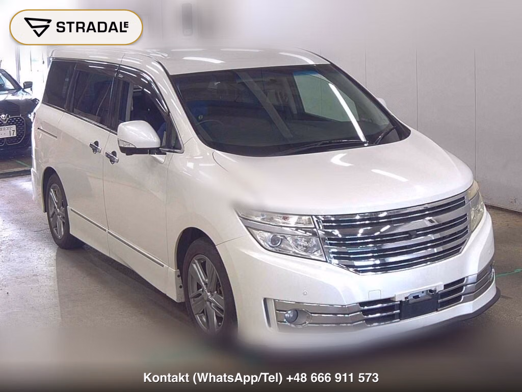 NISSAN ELGRAND 5D 4WD RIDER BLACK LEATHER SEAT POWER SEAT 2011, aukcja z Japonii, zdjęcie 1