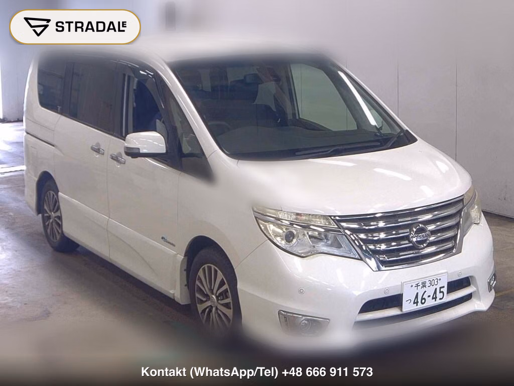 NISSAN SERENA 5D 2014, aukcja z Japonii, zdjęcie 1
