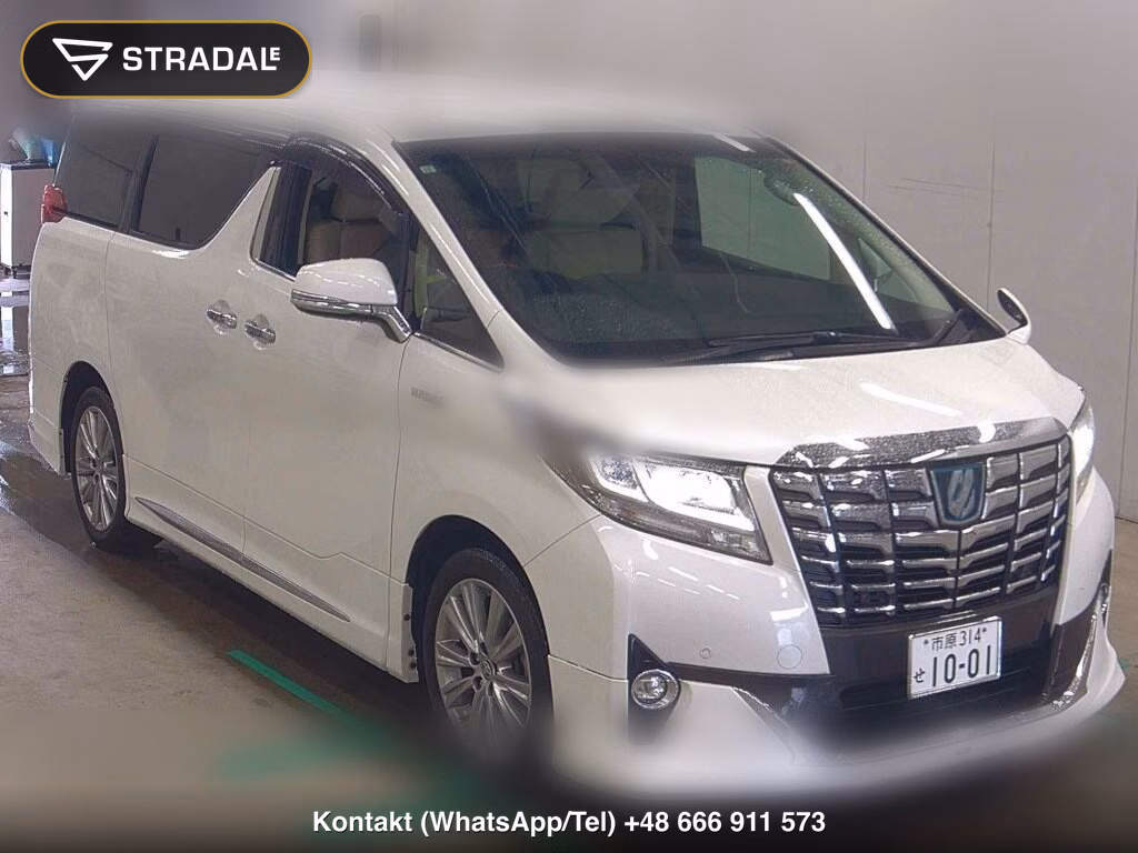 TOYOTA ALPHARD HYBRID 4WD G F PACKAGE 2017, aukcja z Japonii, zdjęcie 1
