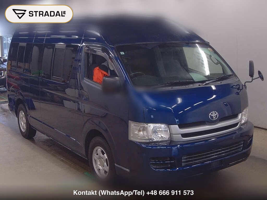 TOYOTA HIACE COMMUTER 4D SUPER LONG GL 2008, aukcja z Japonii, zdjęcie 1