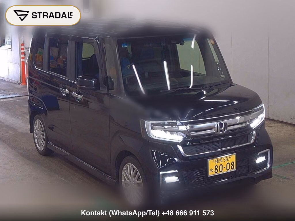HONDA N-BOX CUSTOM L･TURBO 2021, aukcja z Japonii, zdjęcie 1