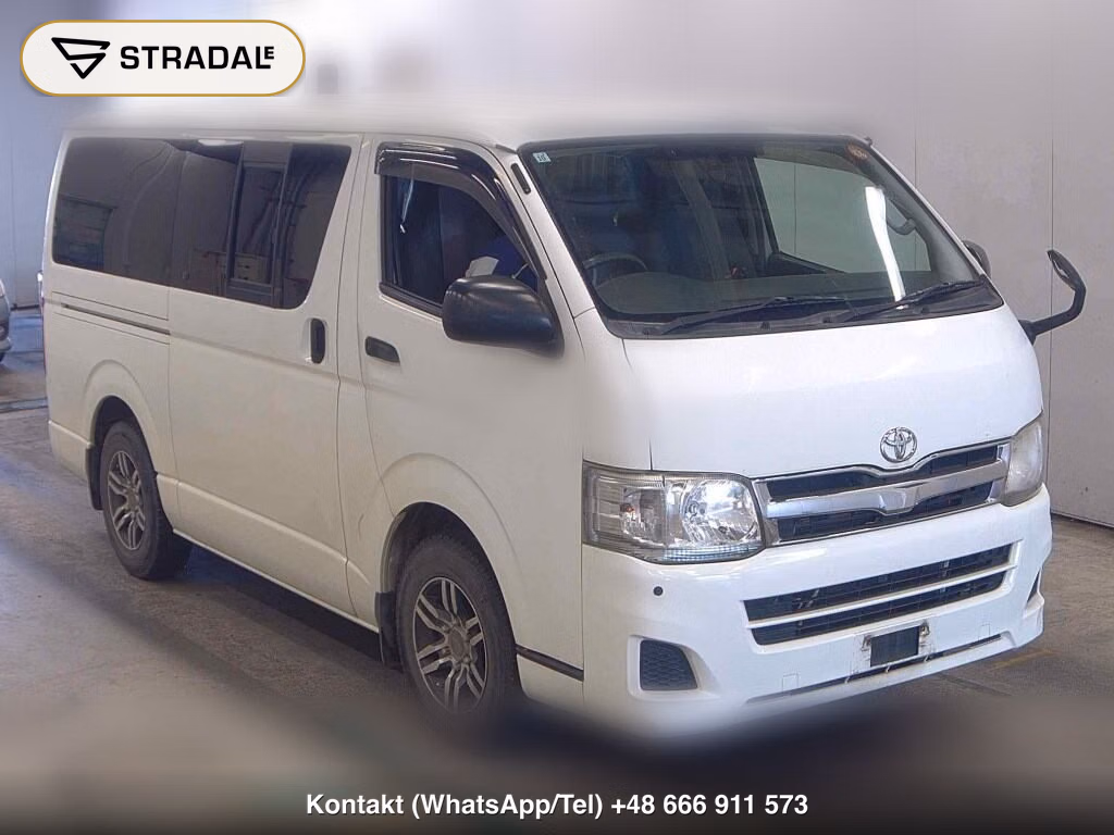 TOYOTA HIACE VAN 5D DX GL PACKAGE 2011, aukcja z Japonii, zdjęcie 1