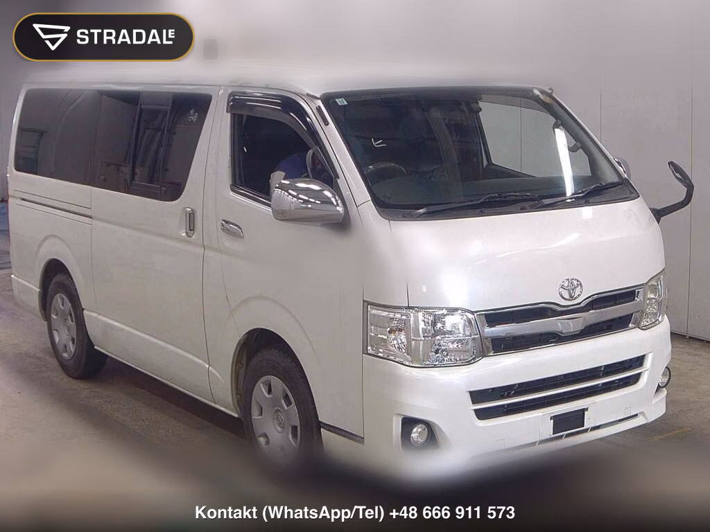 TOYOTA HIACE VAN 5D LONG SUPER GL 2013, aukcja z Japonii, zdjęcie 1