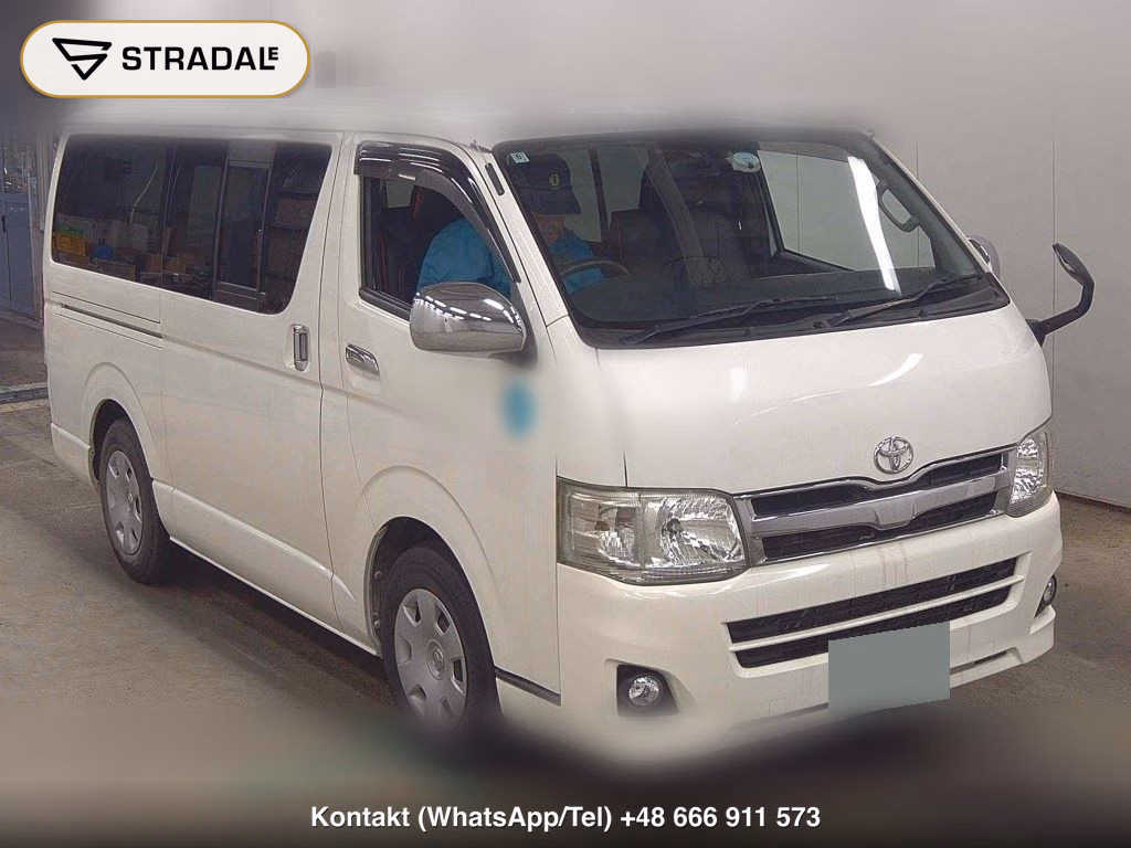 TOYOTA HIACE VAN 5D LONG SUPER GL 2012, aukcja z Japonii, zdjęcie 1
