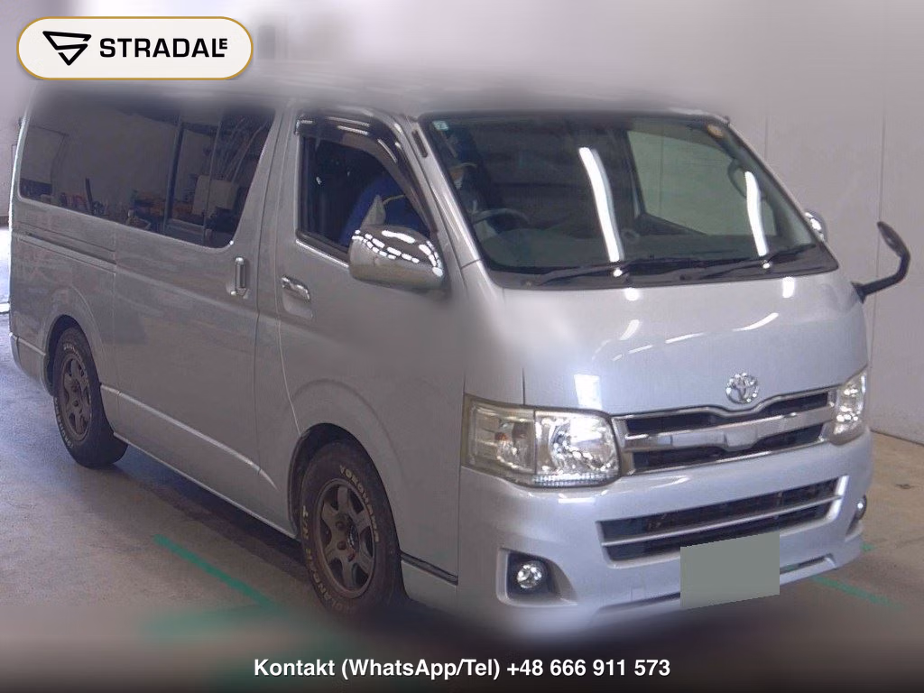 TOYOTA HIACE VAN 5D LONG SUPER GL 2012, aukcja z Japonii, zdjęcie 1