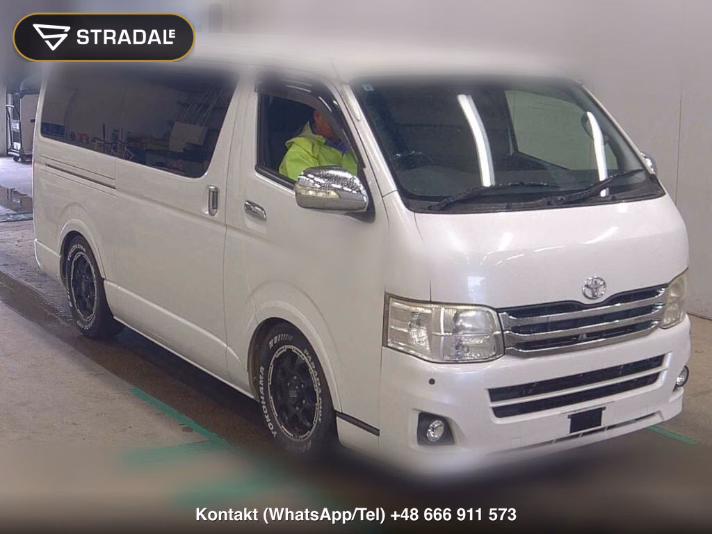 TOYOTA HIACE VAN 5D LONG SUPER GL PRIME SELECTION 2013, aukcja z Japonii, zdjęcie 1