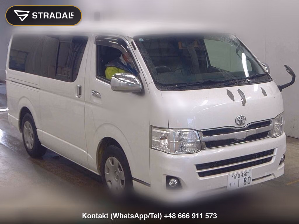 TOYOTA HIACE VAN 5D LONG SUPER GL 2011, aukcja z Japonii, zdjęcie 1
