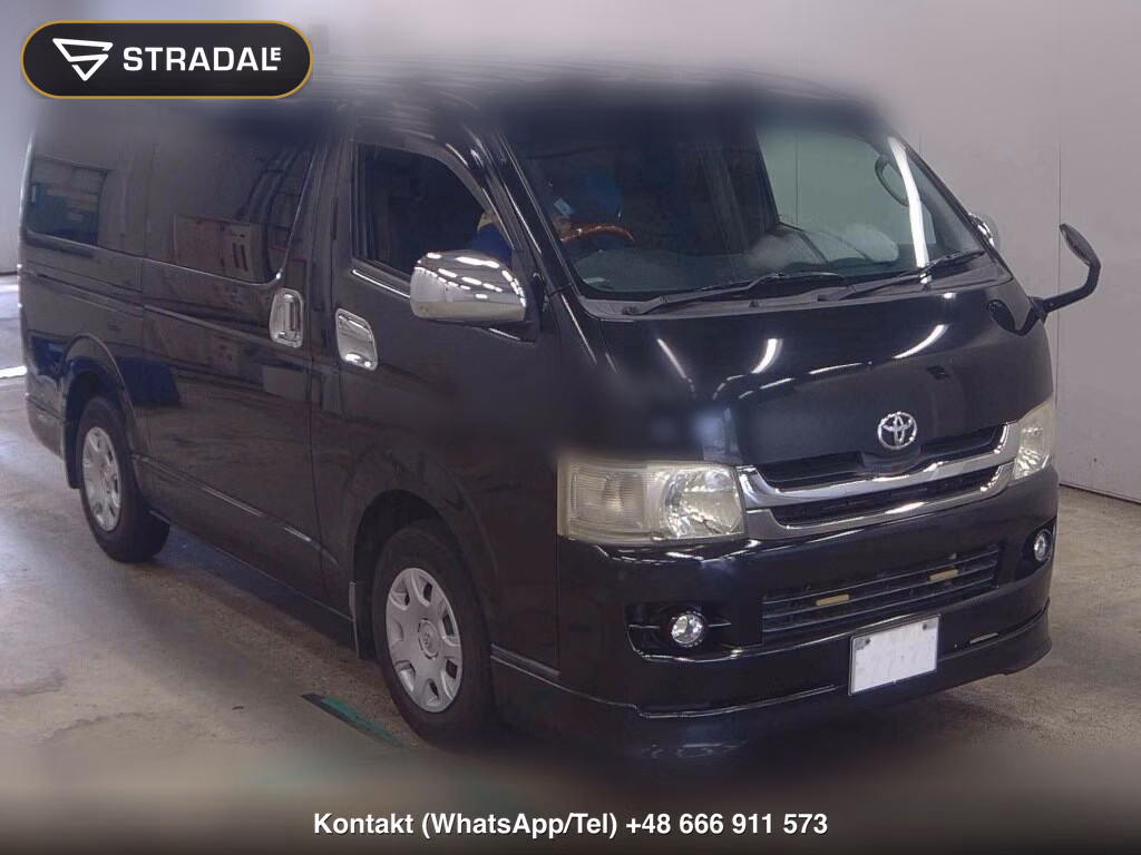 TOYOTA HIACE VAN 5D LONG SUPER GL 2007, aukcja z Japonii, zdjęcie 1