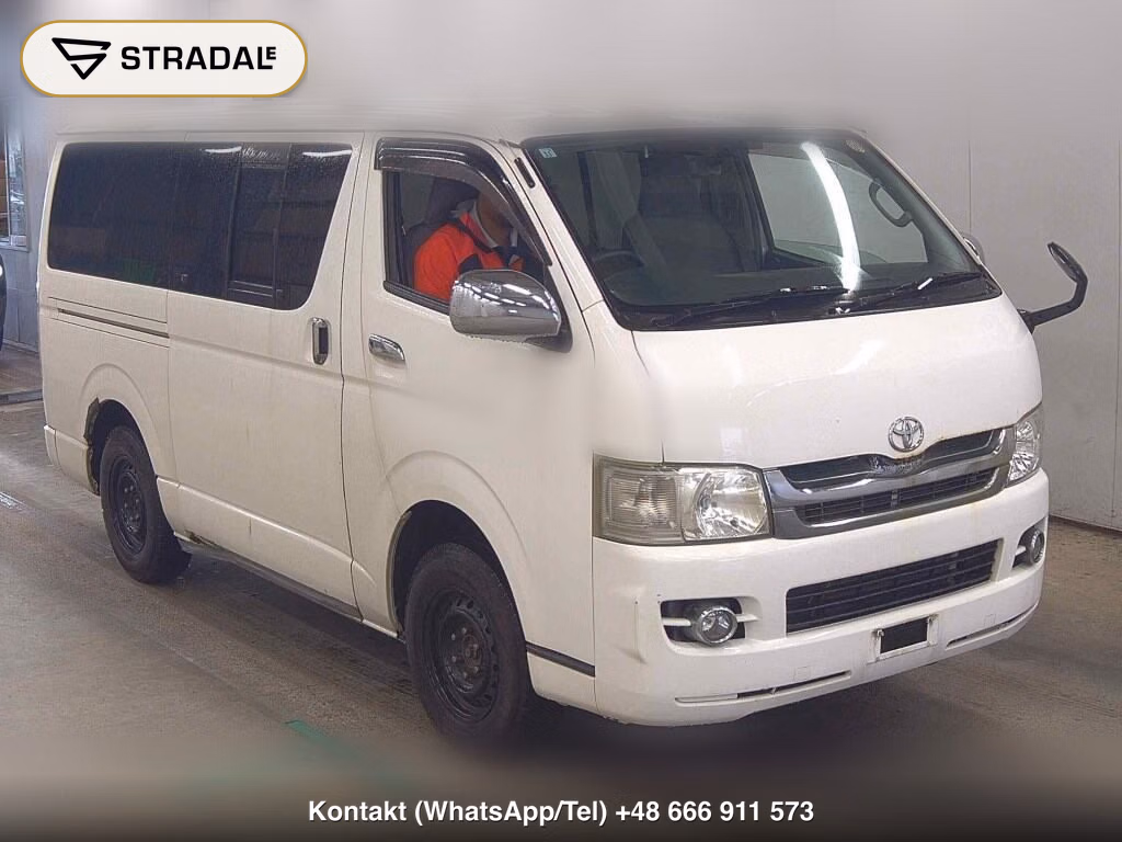 TOYOTA HIACE VAN 5D 4WD DX 2010, aukcja z Japonii, zdjęcie 1