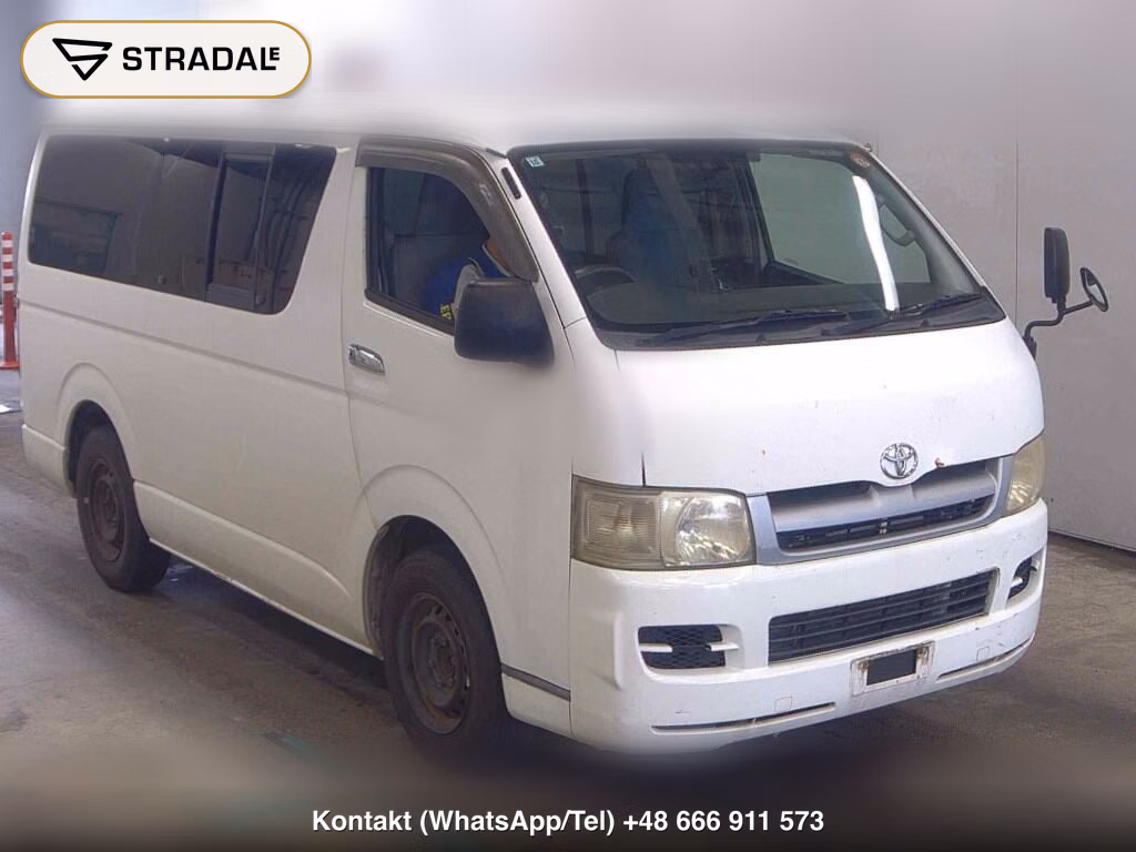 TOYOTA HIACE VAN 4D DX 2006, aukcja z Japonii, zdjęcie 1