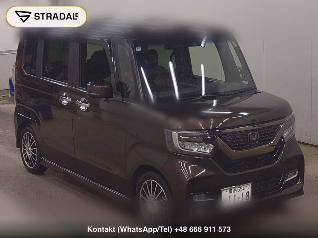 HONDA N-BOX CUSTOM G・EX HONDA SENSING 2019, aukcja z Japonii, zdjęcie 1