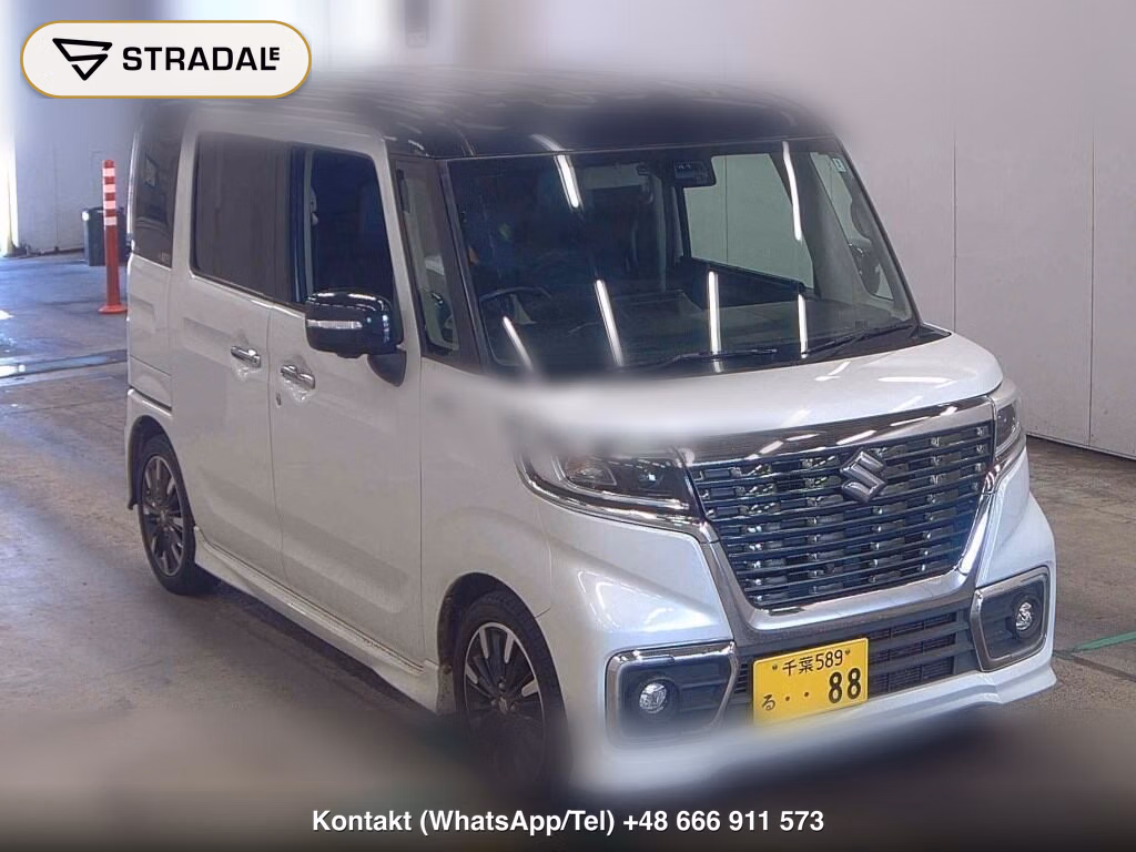 SUZUKI SPACIA CUSTOM HYBRID XS TURBO 2018, aukcja z Japonii, zdjęcie 1