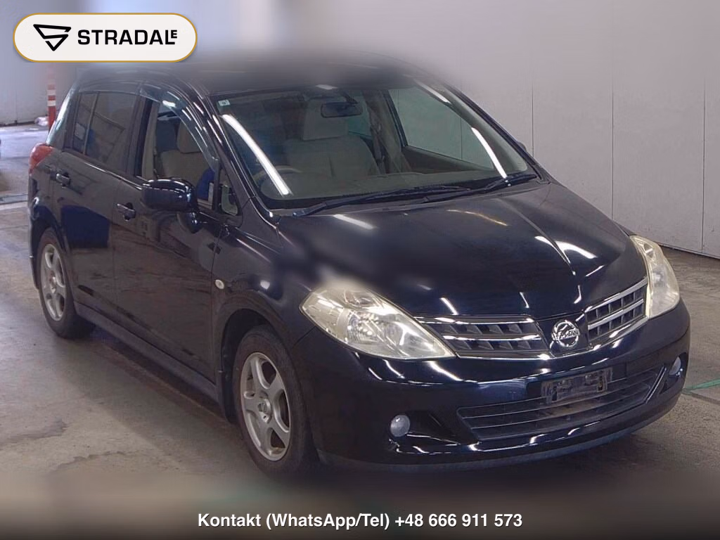 NISSAN TIIDA 15M 2009, aukcja z Japonii, zdjęcie 1