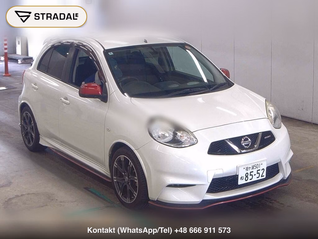 NISSAN MARCH 5D NISMO 2016, aukcja z Japonii, zdjęcie 1