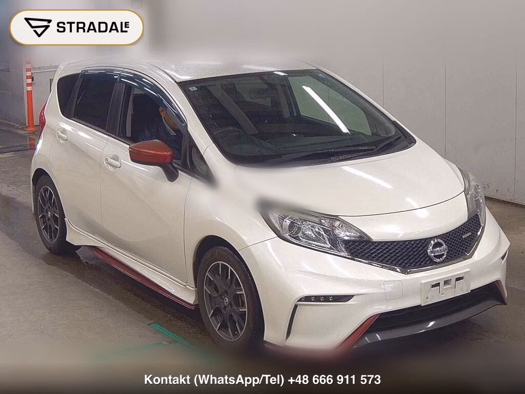 NISSAN NOTE NISMO 2016, aukcja z Japonii, zdjęcie 1