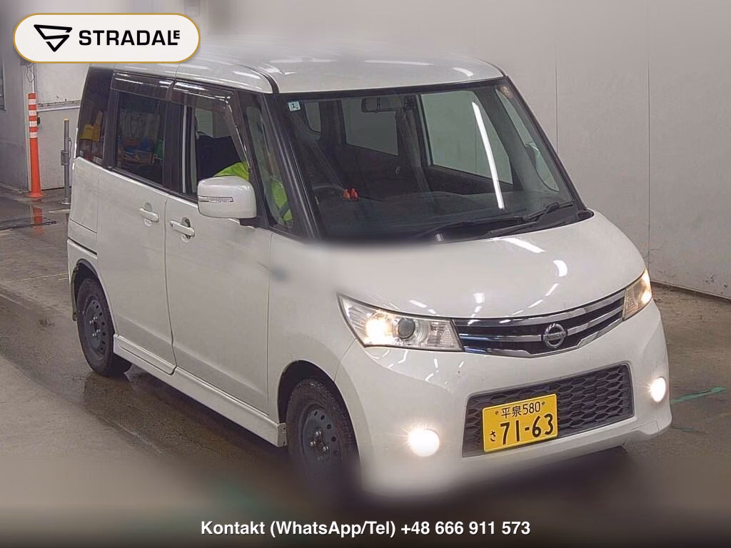 NISSAN ROOX 4WD HIGHWAY STAR TURBO 2012, aukcja z Japonii, zdjęcie 1